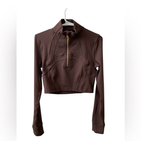 EXPRESSO LULULEMON CROPPED DEFINE - Picture 1 of 2